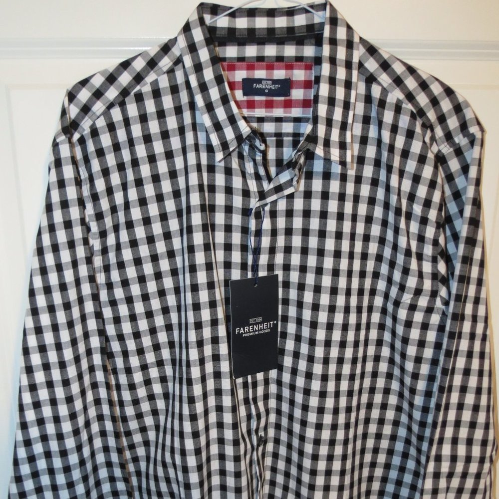 Men's Long Sleeve Casual Button Front Shirt